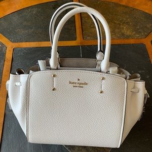 Kate Spade Tegan Small Satchel: White Dove